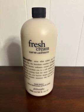 Philosophy Fresh Cream Warm Cashmere Body Lotion - 32 oz